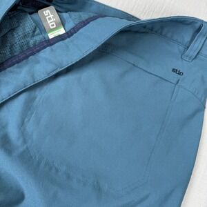 Stio Mens Coburn Pants Size 40R Blue Technical Hiking Performance Trousers 40x31